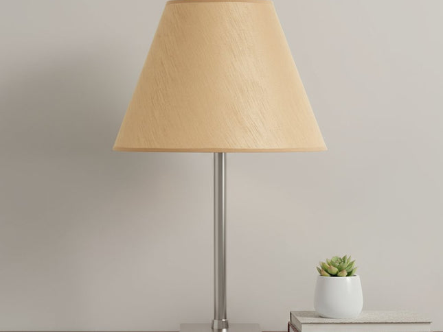 Golden Brown Linen Plain Empire Lamp Shade