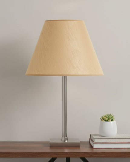 Golden Brown Linen Plain Empire Lamp Shade