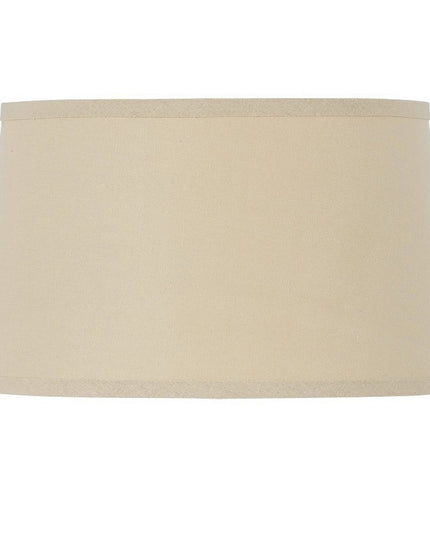 Tan Linen Drum Lamp Shade