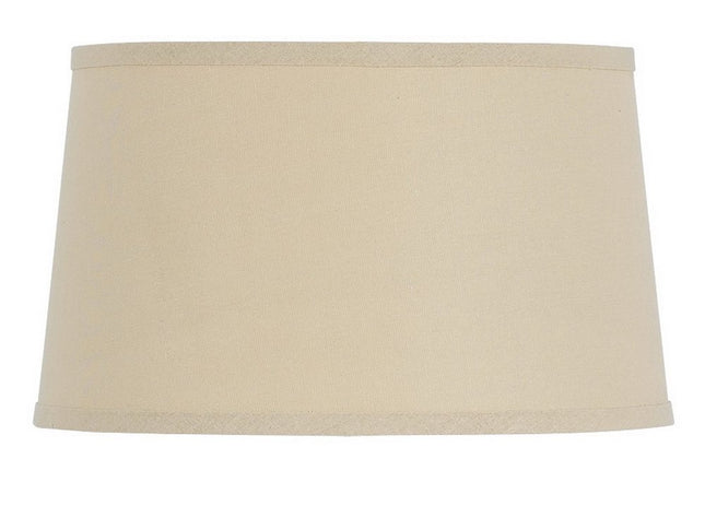 Tan Linen Drum Lamp Shade