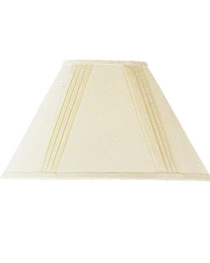 Off White Linen Pleated Empire Lamp Shade