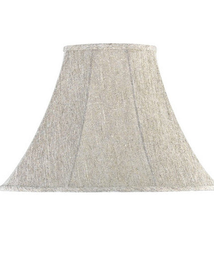 Light Gray Linen Plain Bell Lamp Shade