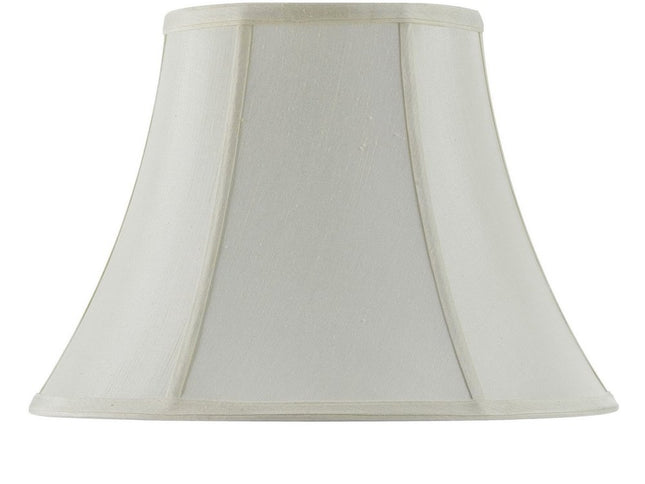 Eggshell Linen Piped Bell Lamp Shade