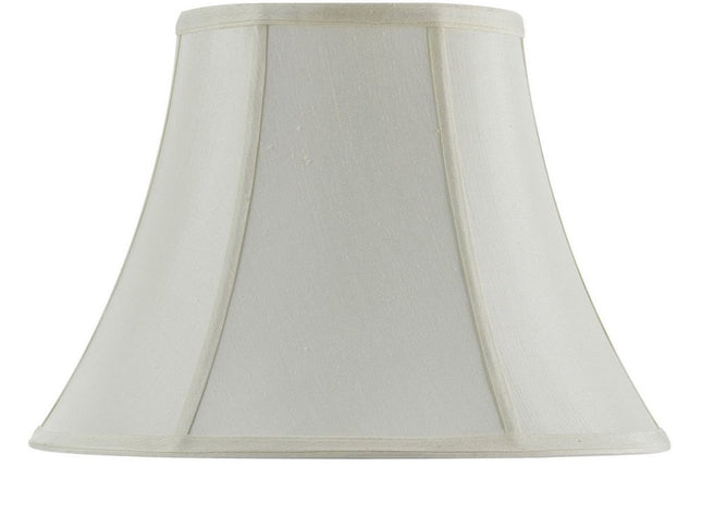 Eggshell Linen Piped Bell Lamp Shade