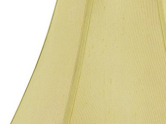 Champagne Gold Linen Piped Bell Lamp Shade