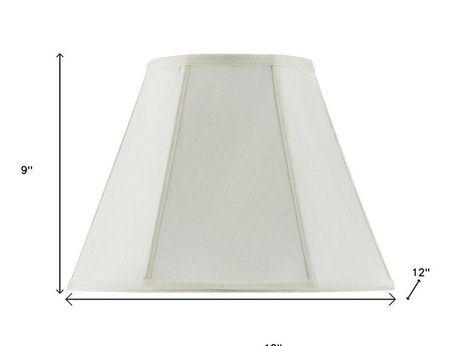 Eggshell Linen Piped Empire Lamp Shade