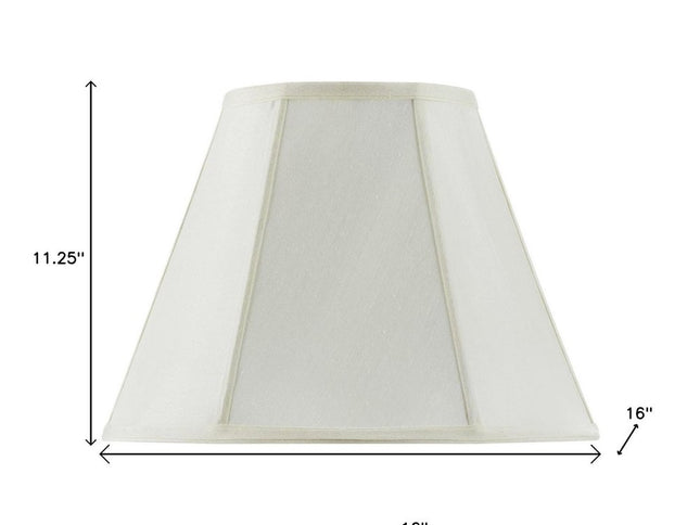 Eggshell Linen Piped Empire Lamp Shade