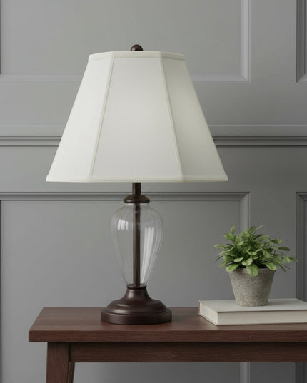 Eggshell Linen Piped Empire Lamp Shade