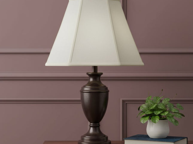Eggshell Linen Piped Empire Lamp Shade