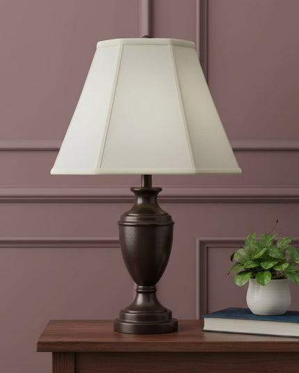 Eggshell Linen Piped Empire Lamp Shade