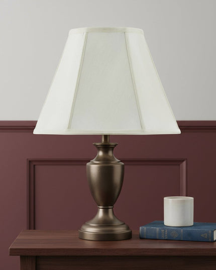 Eggshell Linen Piped Empire Lamp Shade