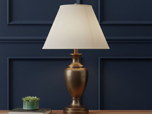 Off White Linen Plain Empire Lamp Shade