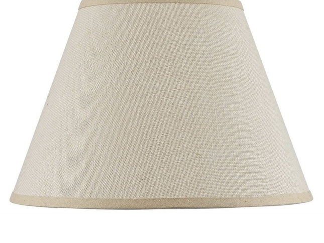 Light Brown Burlap Plain Drum Lamp Shade
