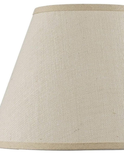 Light Brown Burlap Plain Drum Lamp Shade