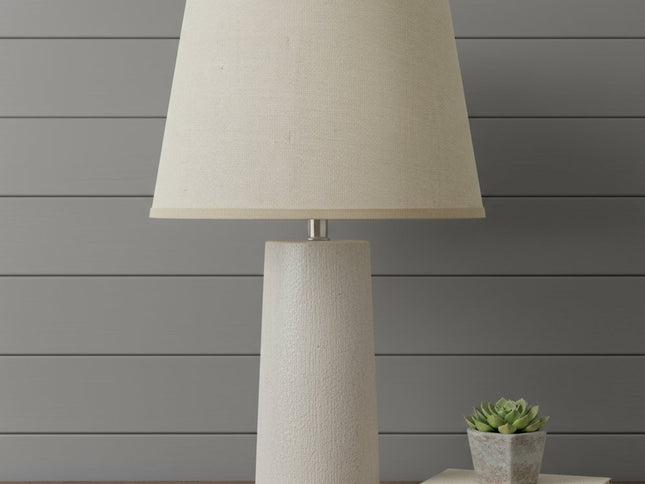 Light Brown Burlap Plain Drum Lamp Shade