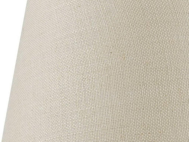 Light Brown Burlap Plain Drum Lamp Shade