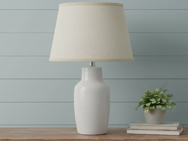 Light Brown Burlap Plain Drum Lamp Shade