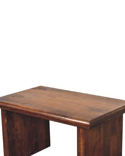 32" Chestnut Solid Wood Solid Coffee Table