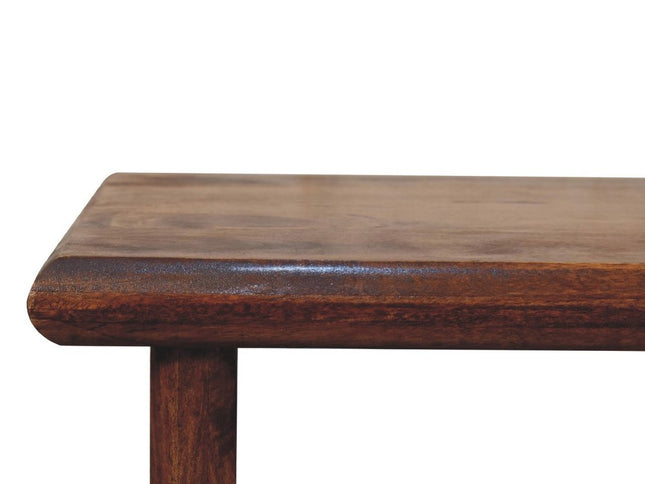 32" Chestnut Solid Wood Solid Coffee Table