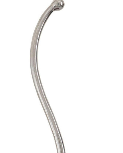 21" Red And Silver Aluminum Cherry Tabletop Sculpture