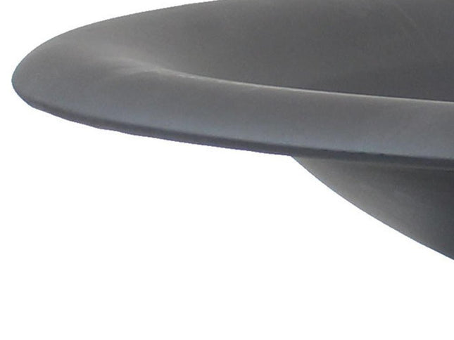 33" Black Steel Wood Burning Round Fire pit