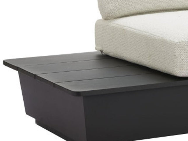 79" Beige Polypropylene Sofa