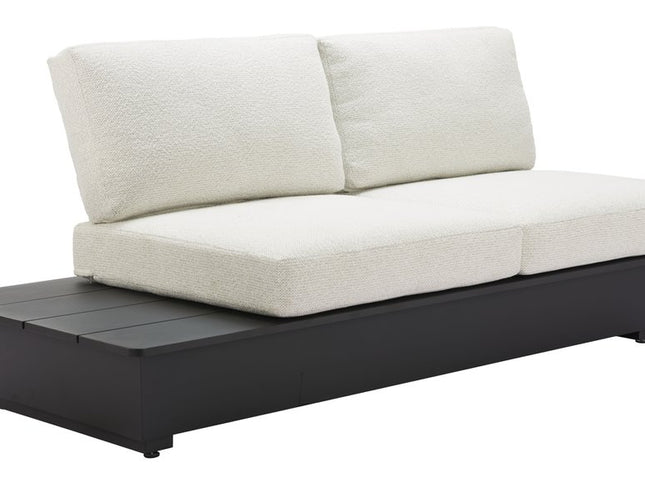 79" Beige Polypropylene Sofa