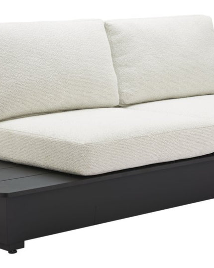 79" Beige Polypropylene Sofa