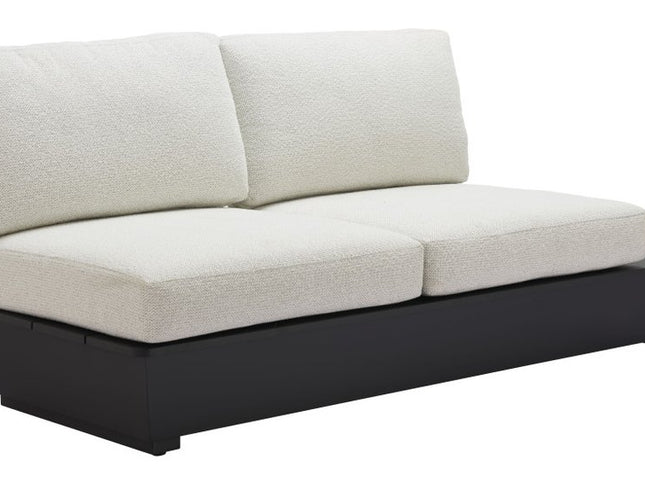 79" Beige Polypropylene Sofa