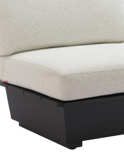 79" Beige Polypropylene Sofa