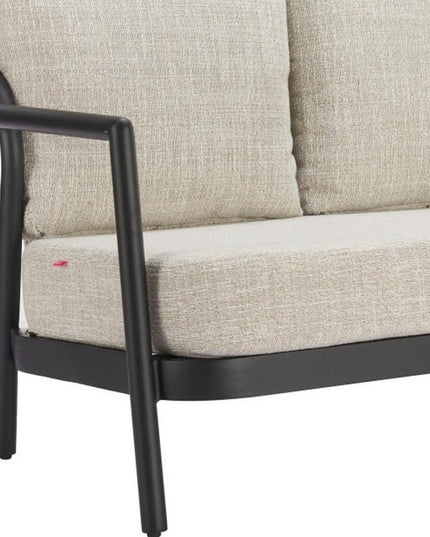 50" Beige Polypropylene Sofa