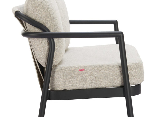 50" Beige Polypropylene Sofa