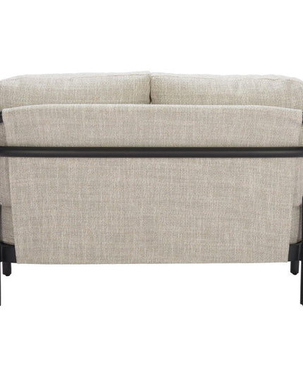 50" Beige Polypropylene Sofa