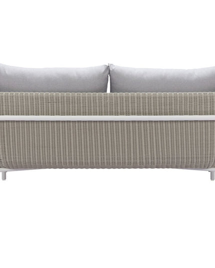 59" Gray Polypropylene Sofa