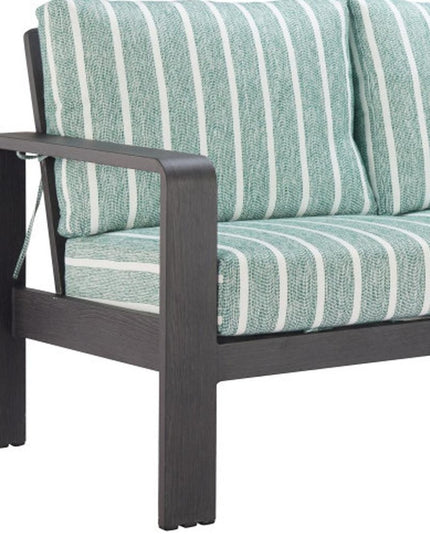 83" Green Polypropylene Sofa