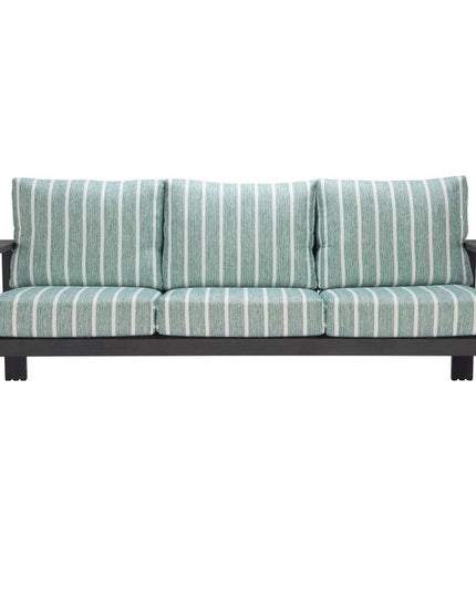 83" Green Polypropylene Sofa