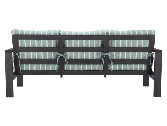 83" Green Polypropylene Sofa