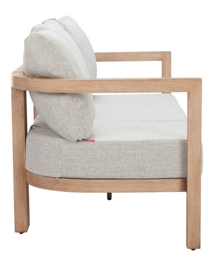 79" Gray Polypropylene Sofa