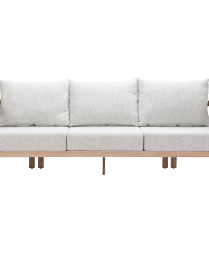 79" Gray Polypropylene Sofa