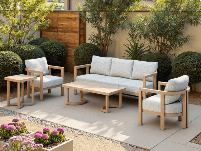 79" Gray Polypropylene Sofa