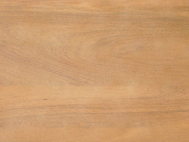 16" White and Natural Faux Marble and Solid Wood Round End Table