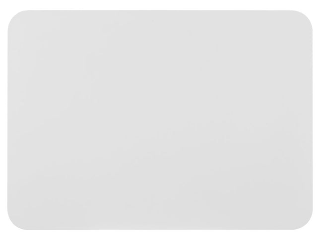 24" White Aluminum End Table