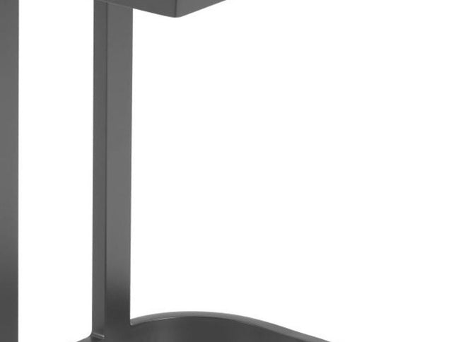 24" Black Aluminum End Table