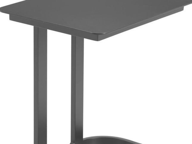 24" Black Aluminum End Table
