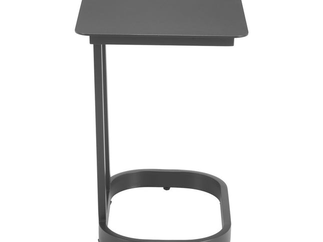 24" Black Aluminum End Table