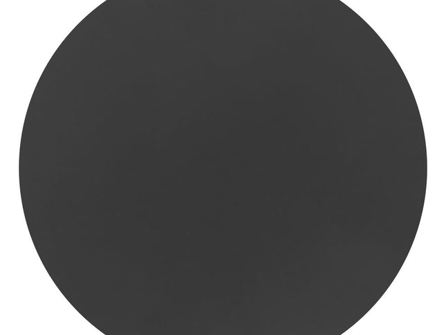 24" Black Aluminum Round End Table