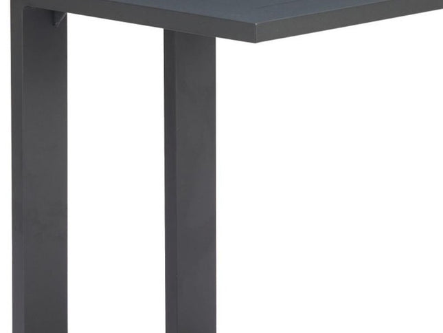 24" Black Aluminum End Table