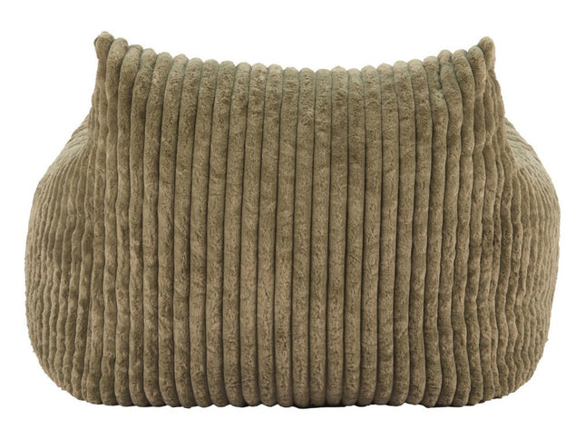 40" Green Upholstered Arm Chair