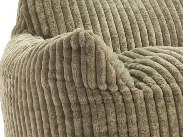 40" Green Upholstered Arm Chair