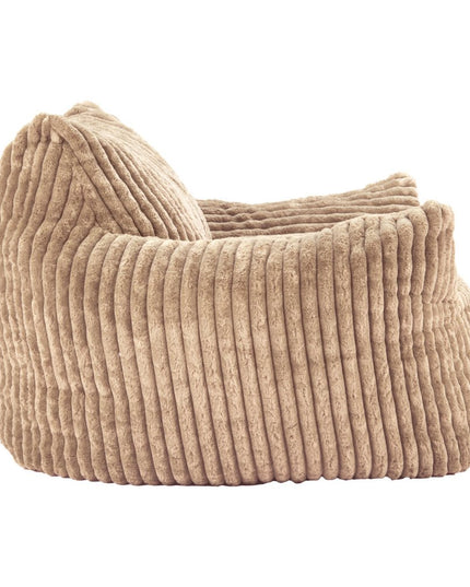 40" Beige Upholstered Arm Chair